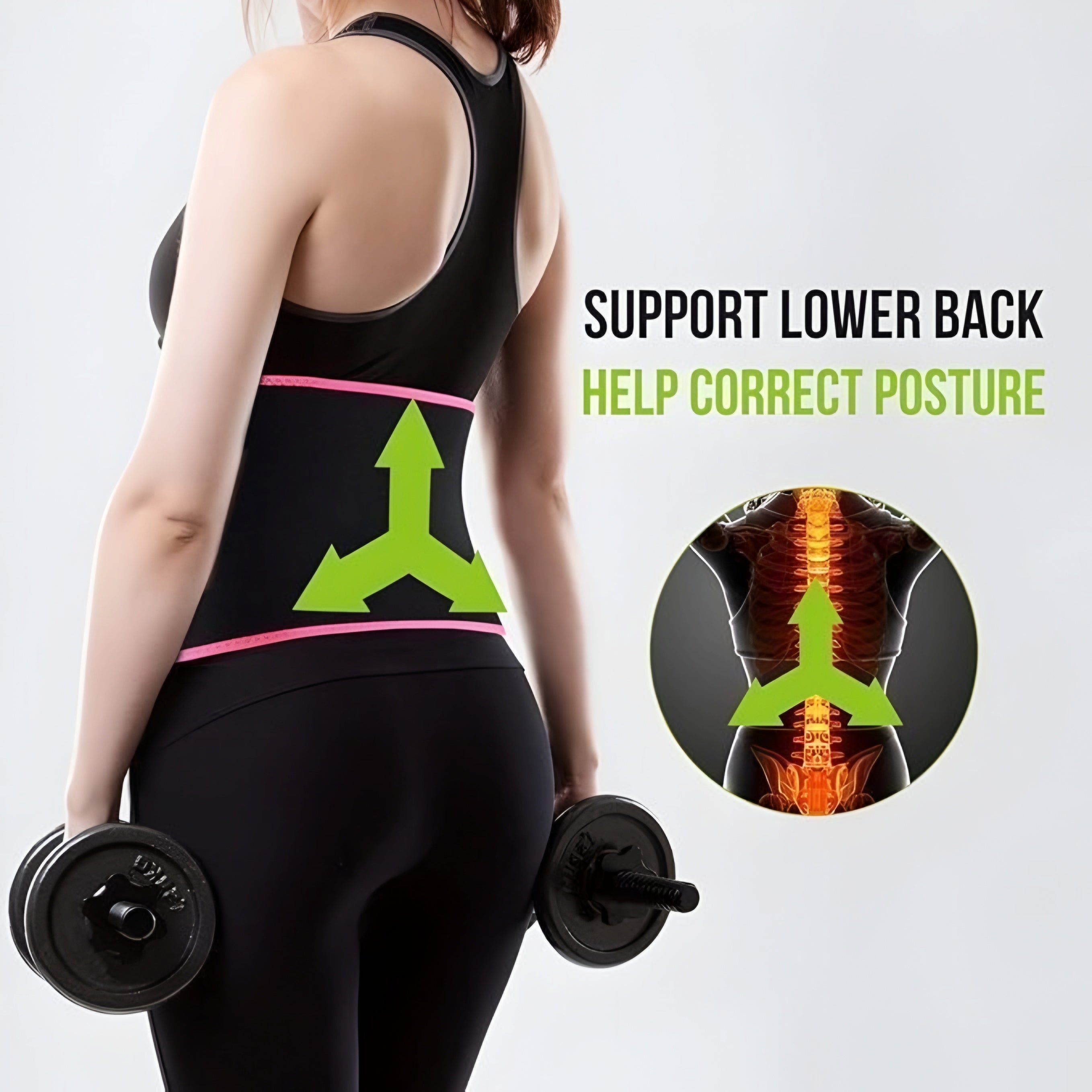 Adjustable Sweat Belt for Waist & Core Support